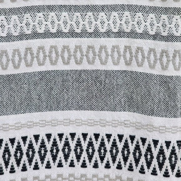 Bohemian Style‎ Decorative Indian Cotton Blue Throw Blanket With Texture 50x60in - Picture 7 of 13